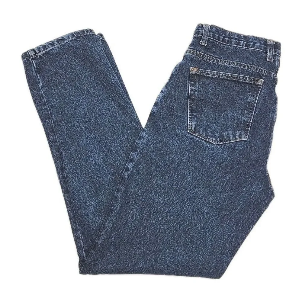 Red Head Jeans Men Sz 33 x 34 Dark Wash Denim Blue 100% Cotton Straight Pants